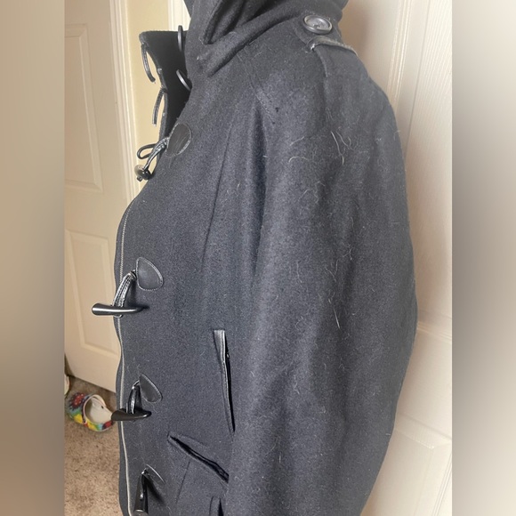 Tommy Hilfiger Wool Blend Hooded Toggle Coat Size XL - Picture 7 of 12